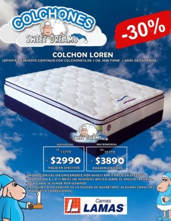 Colchones Sweet Dreams Zákia