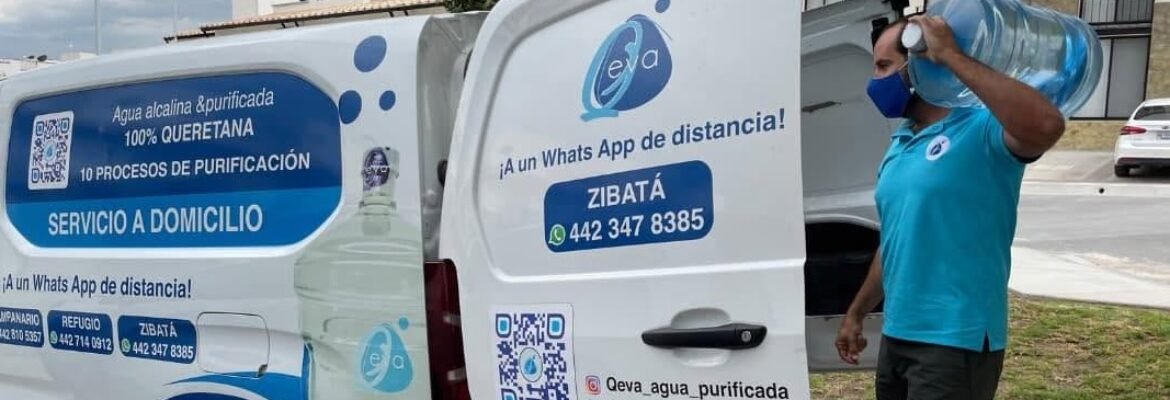 Qeva Agua Purificada y Alcalina